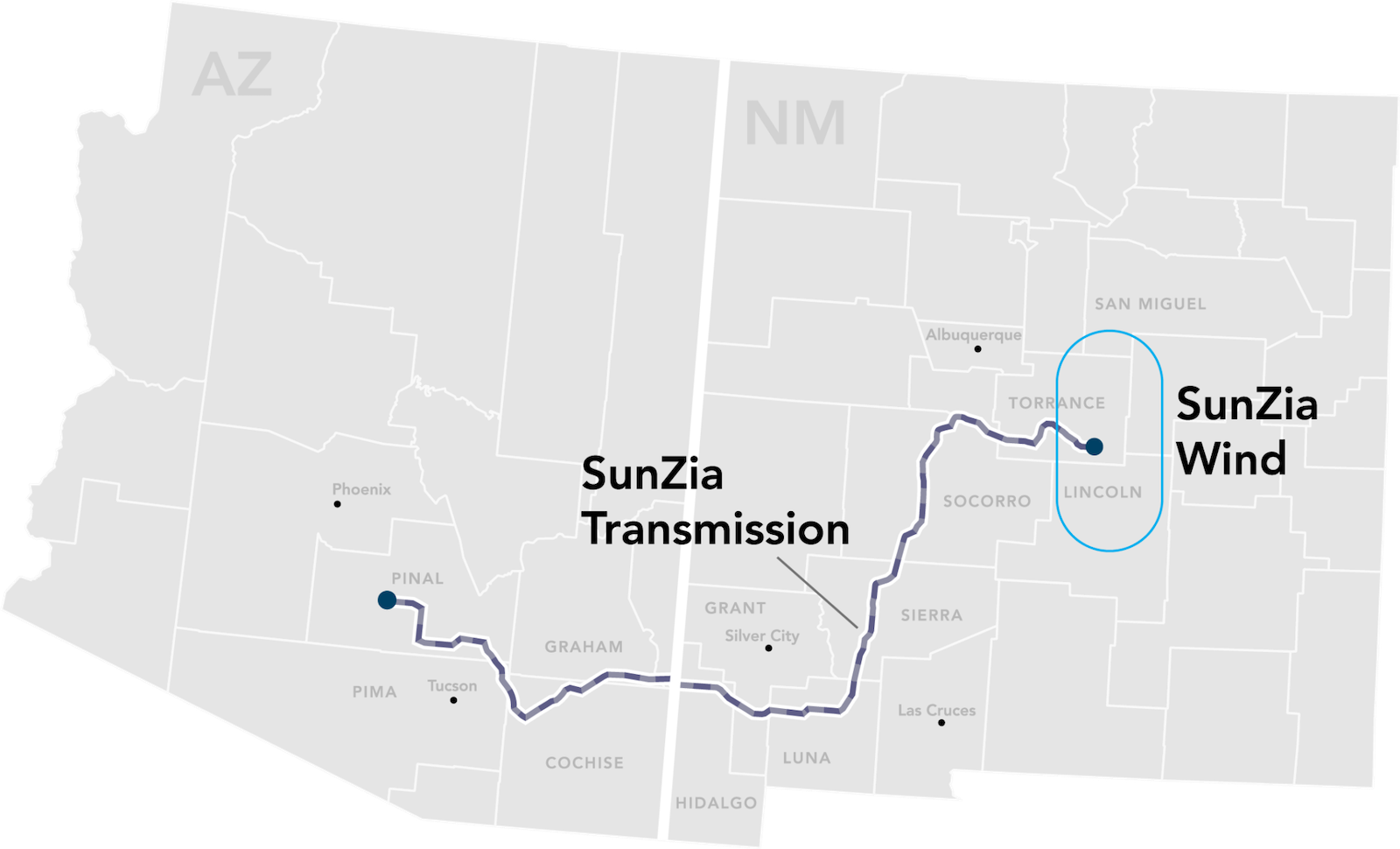 SunZia wind energy transmission arizona new mexico